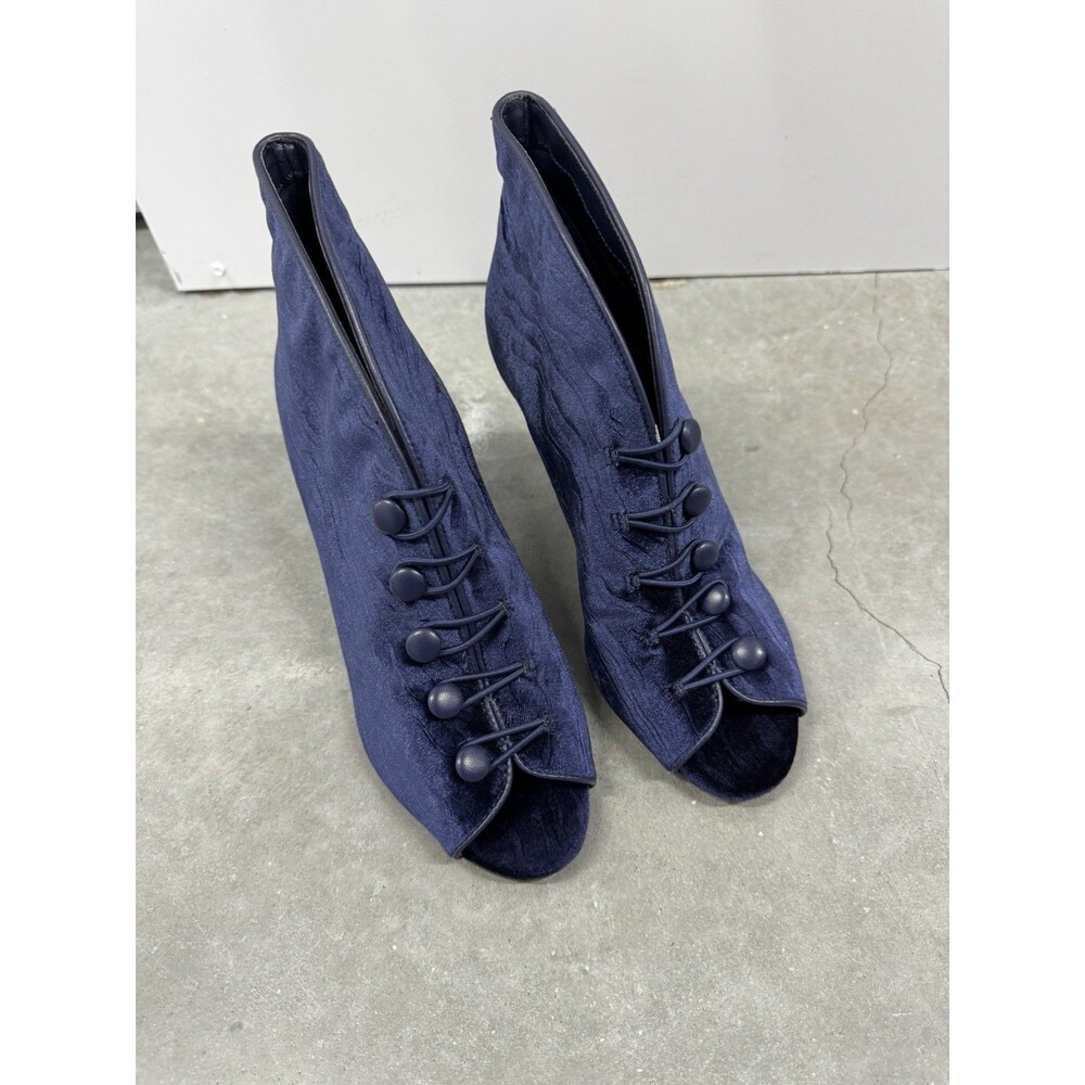 IMPO Women's VASSAR BOOTIES MIDNIGHT BLUE OPEN Toe  Size 8/12 - Picture 2 of 10